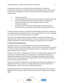 Liderazgo visionario: La imagen mental del futuro y el liderazgo                                                    9 
Los pr