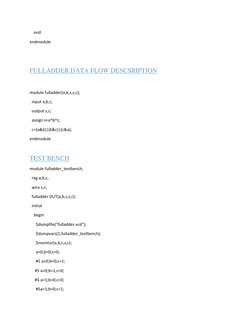 Verilog Code for Logic Gates and Testbenches | PDF | Electrical ...