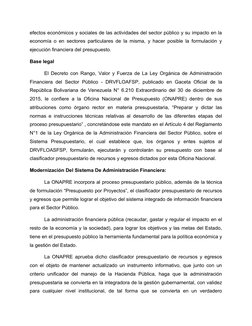 efectos económicos y sociales de las actividades del sector público y su impacto en la
economía o en sectores particulares de
