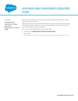Lightning Web Components Developer Guide | PDF