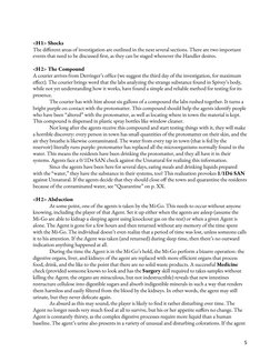 <H1> Shocks
The different areas of investigation are outlined in the next several sections. There are two important
events th