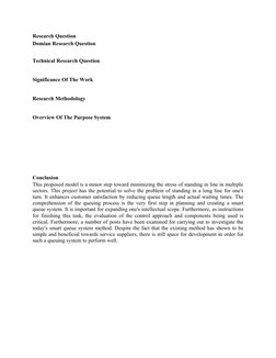 Smart Queue Management System Overview | PDF | Computing