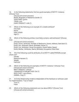 Database Design Midterm Exam Overview | PDF | Databases | Data Model