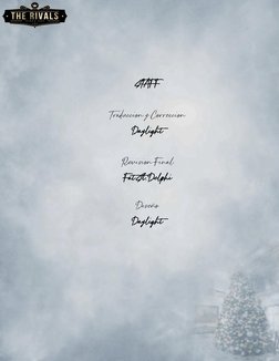  
 
 
 
STAFF 
 
Traducción y Corrección 
Daylight 
 
Revisión Final 
Fat St. Delphi 
 
Diseño 
Daylight 
 
 
 
 
 
 
 
 
