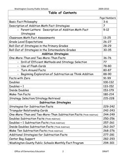 Washington County Public Schools                                                                                            2