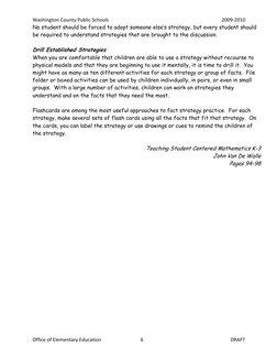 Washington County Public Schools                                                                                            2