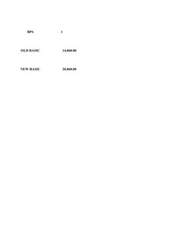 BPS
1
OLD BASIC
                  14,060.00 
NEW BASIC
                  20,860.00 
