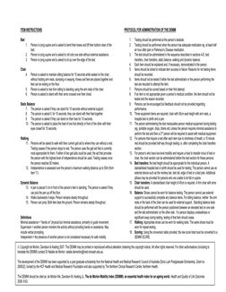 Demmi Protocol.pdf De Morton Mobility Index (DEMMI) : Unable Unable Unable | PDF | Chair