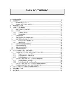 TABLA DE CONTENIDO
INTRODUCCIÓN..............................................................................................