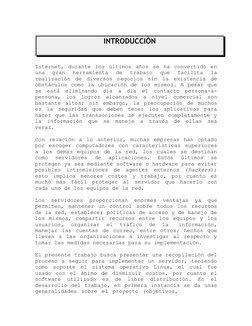 INTRODUCCIÓN
Internet, durante los últimos años se ha convertido en
una 
gran 
herramienta 
de 
trabajo 
que 
facilita 
la
re