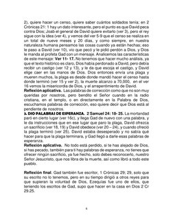 6 
 
2), quiere hacer un censo, quiere saber cuántos soldados tenía; en 2 
Crónicas 21: 1 hay un dato interesante, pero el pu