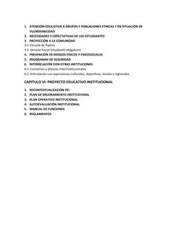 1. ATENCIÓN EDUCATIVA A GRUPOS Y POBLACIONES ETNICAS Y EN SITUACIÓN DE 
VULNERABILIDAD
2. NECESIDADES Y EXPECTATIVAS DE LOS E