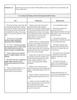 Anticipatory set:
Student will see that energy can transfer within multiple systems in everyday life, such as demolition, and