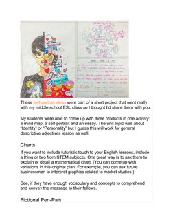 Creative English Project Ideas for Students | PDF | English As A Second ...