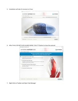 AutoCAD 2021 Installation Guide | PDF