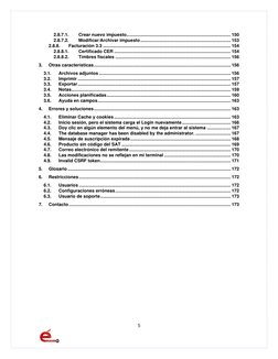 5 
 
2.8.7.1. 
Crear nuevo impuesto ................................................................................... 150