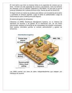El nivel óptimo que tiene la empresa láctea es la capacidad de compra que se
tiene.  Al tener una alta capacidad de compra y