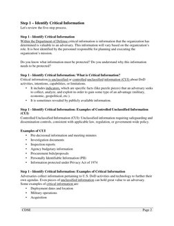 OPSEC Awareness Training for DoD Personnel | PDF | Risk Assessment ...