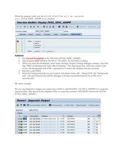 ABAP Function Calls in Background Tasks | PDF | Subroutine | Software
