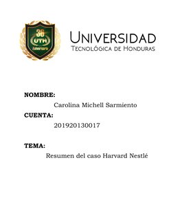 NOMBRE: 
               Carolina Michell Sarmiento 
CUENTA: 
               201920130017 
TEMA: 
           Resumen del caso