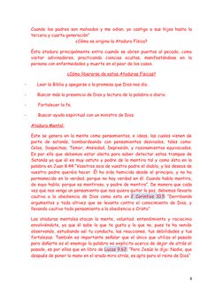 Cuando los padres son malvados y me odian, yo castigo a sus hijos hasta la
tercera y cuarta generación”
¿Cómo se origina la A