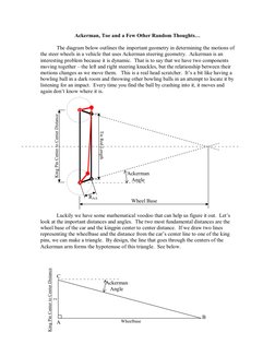 Ackermann Steering Geometry Overview | PDF | Triangle | Trigonometric ...