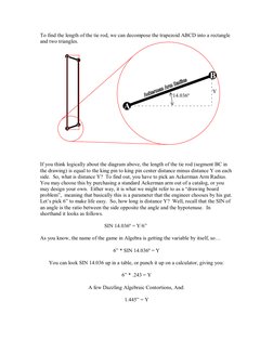 Ackermann Steering Geometry Overview | PDF | Triangle | Trigonometric ...