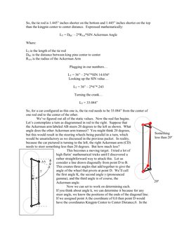 Ackermann Steering Geometry Overview | PDF | Triangle | Trigonometric ...