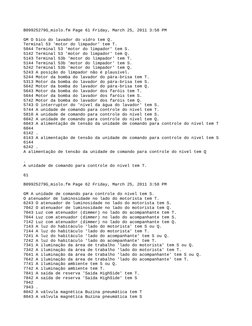 B09925279G_miolo.fm Page 61 Friday, March 25, 2011 3:58 PM
GM O bico do lavador do vidro tem Q.
Terminal 53 'motor do limpado