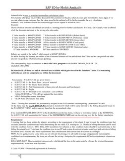 SAP SD by Mohit Amitabh
Subtotal field is used to store the intermediate calculation values. 