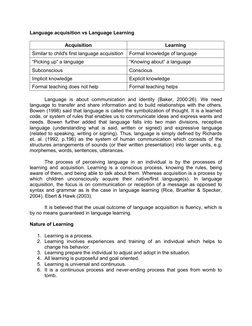 Nature of Language and Learning Principles | PDF | Language Acquisition ...