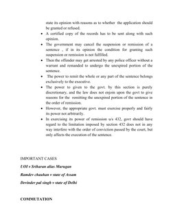 Execution, Suspension, Remission, Commutation | PDF | Pardon | Crimes