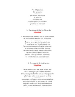 Por el hijo alado
De la noche
Advertisement
Machiquiri, machiquiri
se escucha
un chasquido
el pozo perdió su corazón
y la lun