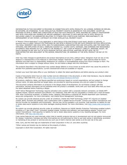 2  
Intel Confidential  
 
 
 
 
 
INFORMATION IN THIS DOCUMENT IS PROVIDED IN CONNECTION WITH INTEL PRODUCTS. NO LIC