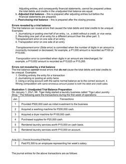 Posting Transactions to the Ledger | PDF | Debits And Credits | Accounting
