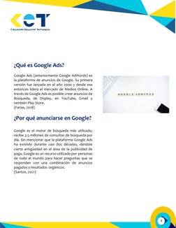 ¿Qué es Google Ads?  
 
Google Ads (anteriormente Google AdWords) e