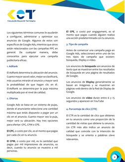 Los siguientes términos comunes le ayu