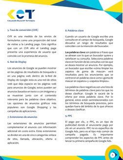 8. Palabras clave 
Cuando un usuario de Goo