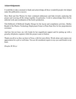 Acknowledgements 
 
I would like to take a moment to thank and acknowledge all those wonderful people who helped 
make this p