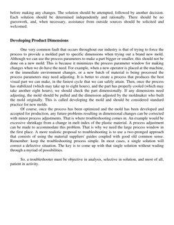 before making any changes. The solution should be attempted, followed by another decision. 
Each solution should be determine