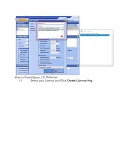 How to Reset Epson L3110 Printer
11.
Select your License and Click Create License Key.
