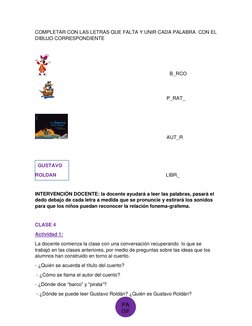 PA
GE    
\* 
ME
COMPLETAR CON LAS LETRAS QUE FALTA Y UNIR CADA PALABRA  CON EL 
DIBUJO CORRESPONDIENTE