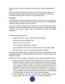 PA
GE    
\* 
ME
Cuando comienza la clase la docente comenta que hay una gran sorpresa para 
todos.  
Entra la otra docen