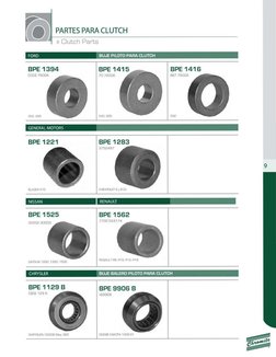PARTES PARA CLUTCH 
» Clutch Parts 
FORD 
BUJE PILOTO PARA CLUTCH 
1 
BPE 1394 
BPE 1416 
CXJOZ 7600A 
7076008 
B6T7600A 
352