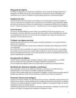 5 
 
Búsqueda de objetos 
Se dibuja un diagrama y se divide por cuadrantes. Con la ayuda de Arcángel Chamuel se 
pregunta s