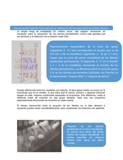 A esa diferencia es lo que se llama “espacio libre” o “espacio de deriva”, el cual presenta
un  amplio  rango  de  variabilid