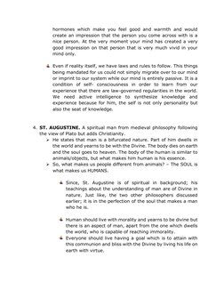 hormones which make you feel good and warmth and would 
create an impression that the person you come across with is a 
nice