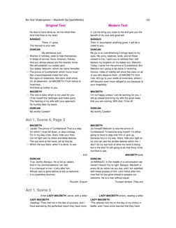 No Fear Shakespeare: Macbeth Act 1 | PDF | Macbeth