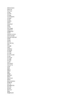 Codenames Custom Word List | PDF | Young Adult