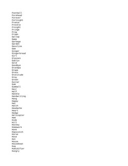 Codenames Custom Word List | PDF | Young Adult